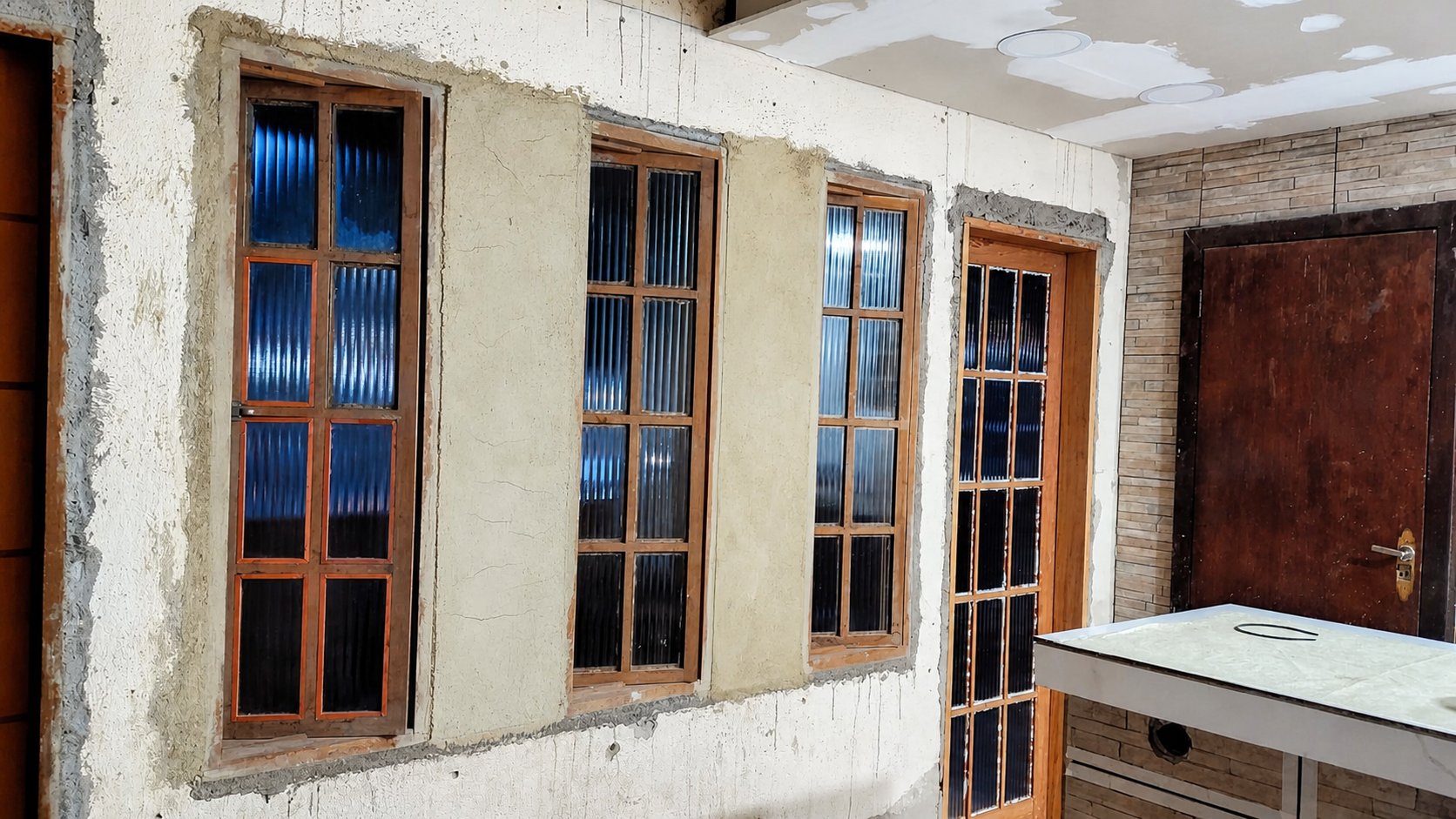 Recuperação de parede residencial